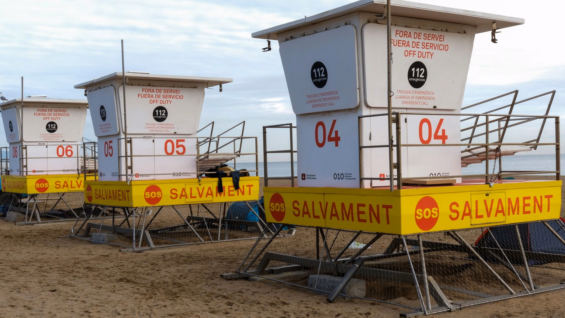 Rettungseinsatz am Strand von El Morche