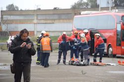 Busunfall in Katalonien: 80 Verletzte