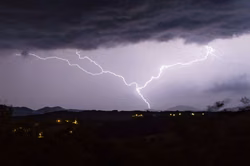 Heftige Gewitter über L'Horta Nord