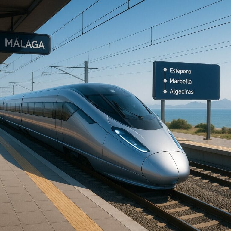 Bahnprojekt Málaga-Estepona-Algeciras: Zukunft der Bahnstrecke in Spanien.