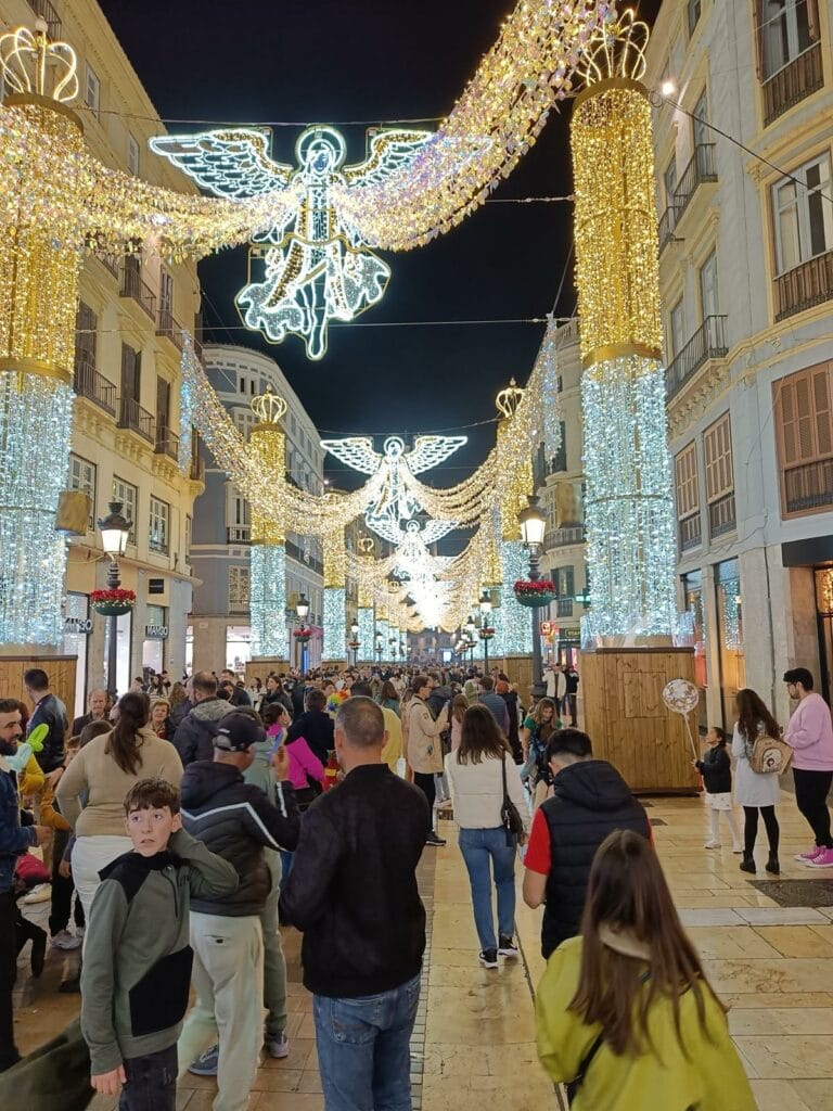 Malaga Weihnachtslichter 2024